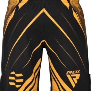 RDX IMMAF Approved MMA Fight & Training Shorts Golden