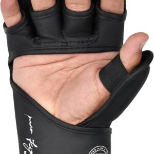 RDX IMMAF Approved Shooter Grappling Gloves Red