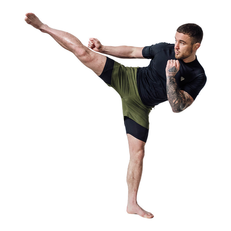 T16 2-in-1 Compression MMA Shorts