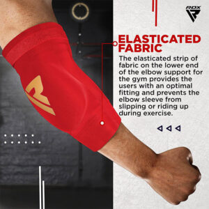 RDX HY CE Certified Padded Elbow Sleeve for Muay Thai & MMA Workout OEKO-TEXÂ®Â Standard 100 certified