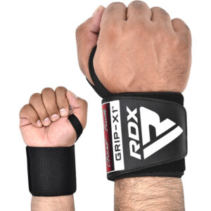 RDX W3 IPL USPA Approved Powerlifting Wrist Support Wraps with Thumb Loops OEKO-TEX® Standard 100 certified